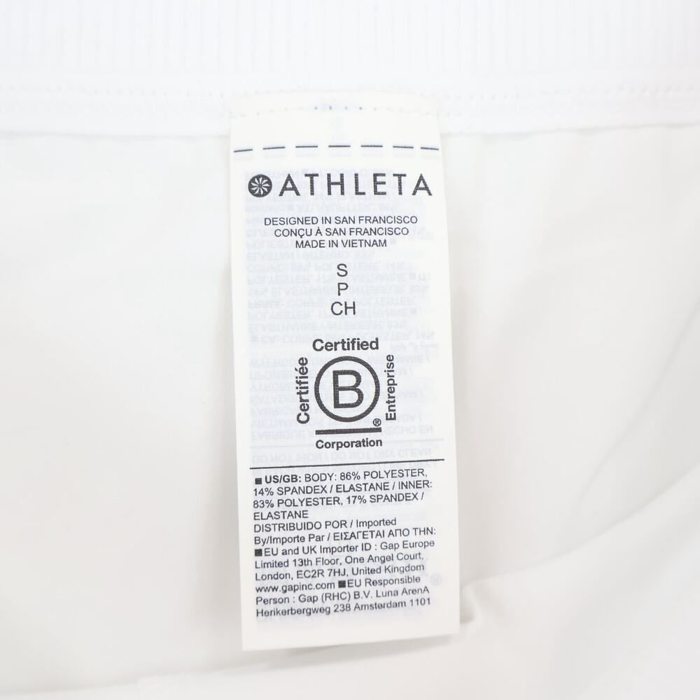 Athleta Match Point Pleated Skort White Size Small NWT Golf Pickleball Tennis - Picture 8 of 8